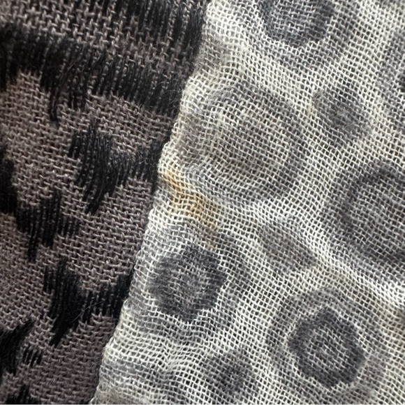 CODELLO Gray and Cream Multi- Patterned TUBE Infinity Scarf - Picture 12 of 13